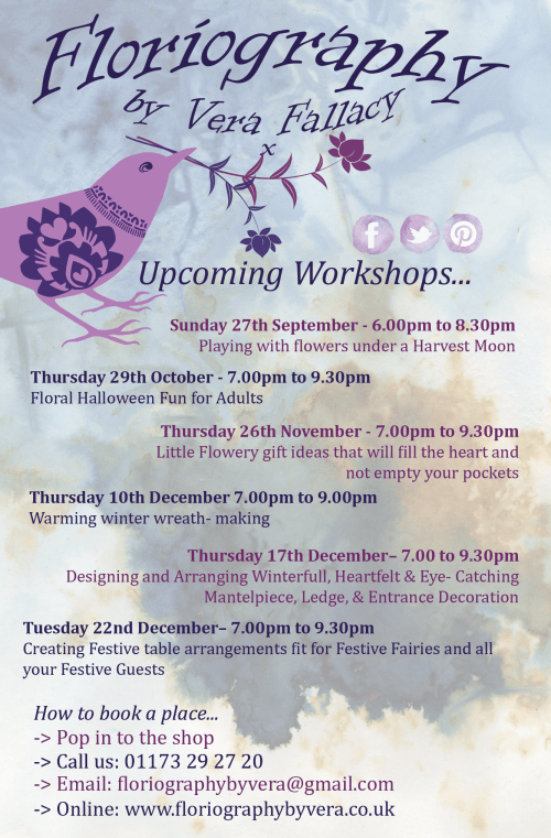Workshops Poster september 2015