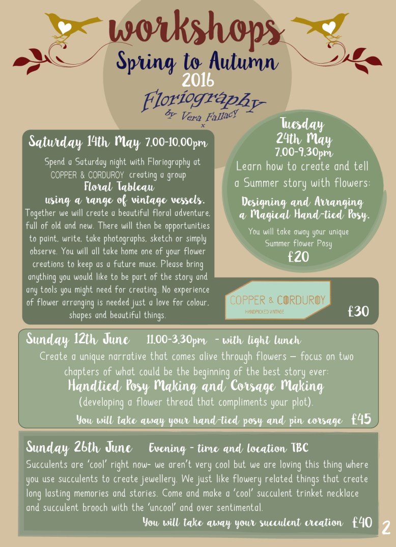 Workshops at Floriography 2016-02